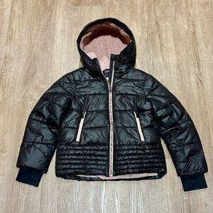 Michael Kors Kids Dark Brown Puffer Jacket Size 7/8
